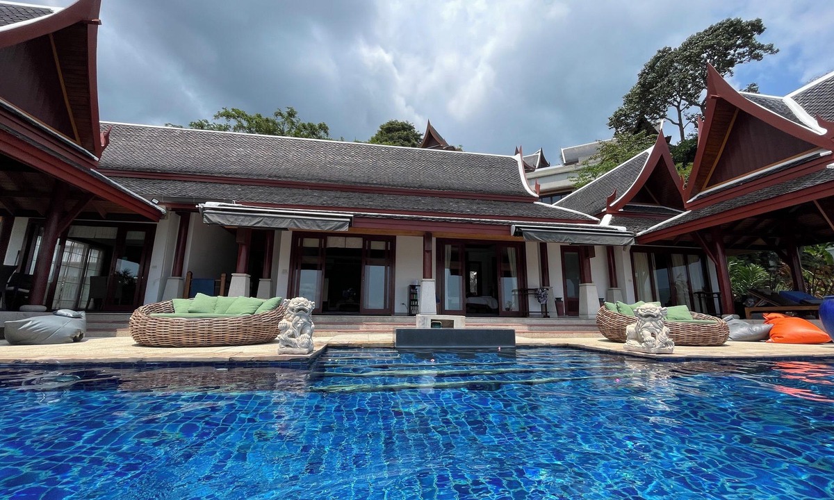 Cherngtalay Villa | Amazing Sea View Infinity Pool Villa with chef, Surin & Bang Tao beach, 6-bedrm