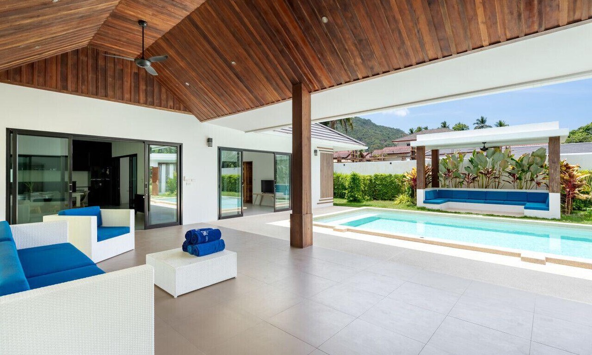 Bophut Hills House | Garden 3BR Villa w Private Pool
