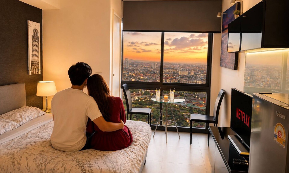 Pratumnak Hill Apartment | High Rise Luxury Stay Near Beach & Walking Street