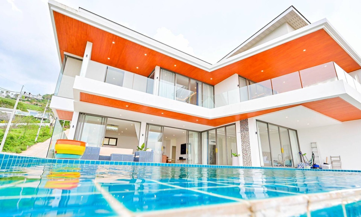 Bophut Hills Villa | Ocean Skyline Tiger Villa - 4 Bedrooms