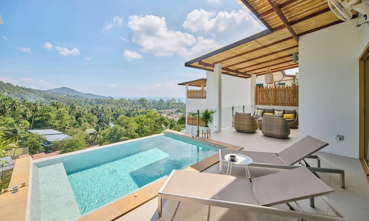 Koh Tao Villa | Spacious 3BR Villa - Ocean View, Pool & Jacuzzi