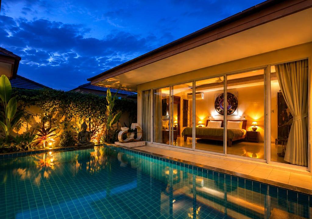 Bophut Villa | Villa mit privatem Pool 50 m zum Strand Ruhiger Luxus in Plai Leam
