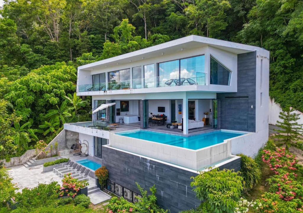Pa Klok Villa | Yamu Hills Panoramic Ocean View 6 Bed Luxury Pool Villa - Phuket