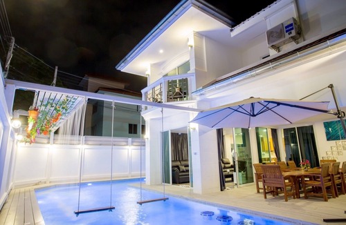 Na Kluea Villa | Baan Mali Pattaya Pool Villa Free elec.+pool