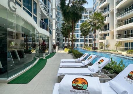 Pattaya Bay Apartment | Grand Avenue Suites x MonthStayZ Thailand