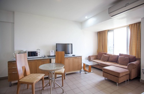 Chang Khlan Apartment | Night Bazaar Road - 40 Sqm - 7th Floor - King Size + Single Bed - Work-From-Home