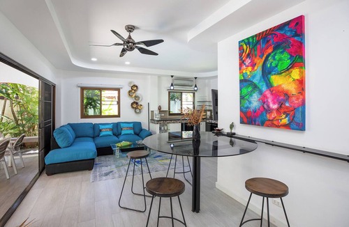 Rawai Villa | Paradise Island Villa 3 features a private swimming pool in a luxurious tropical park.