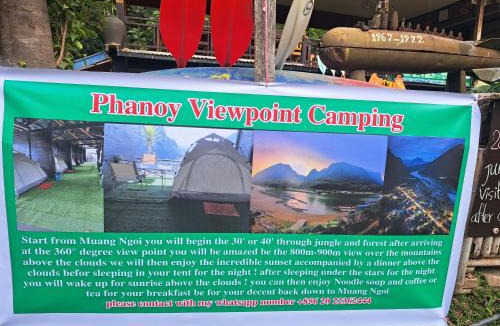 Muang Ngoi Neua House | Phanoy Viewpoint camping