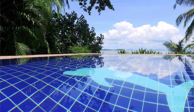 1 Sea Front House with Pool, A Balcony in Heaven.