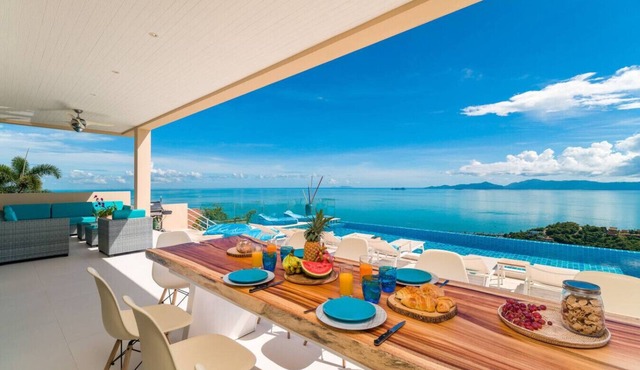 Baan Cyan Amazing Seaview 5BR Villa private pool in Koh Samui