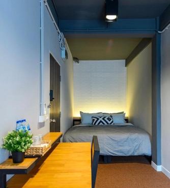 Copper - Private Room, City Center, MRT, Wi-Fi, B1 in Ban Na Song