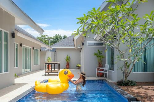 De palm poolvilla