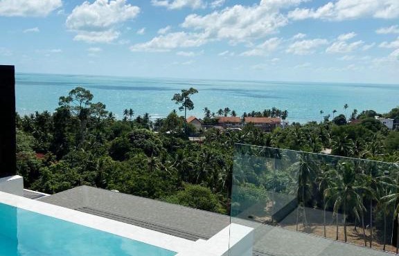duplex 2 bedroom sea view villa with private pool in Lamai