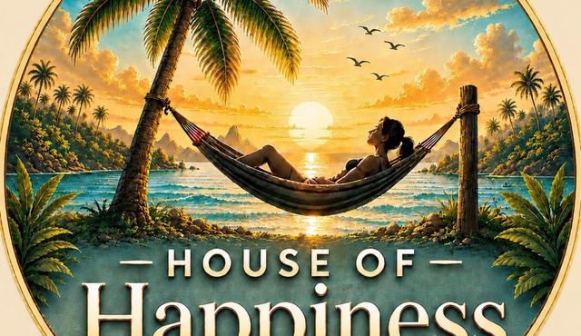 House Of Happiness Hostel With Rooftop 7 min by walk from Pier in Ko Pha-ngan