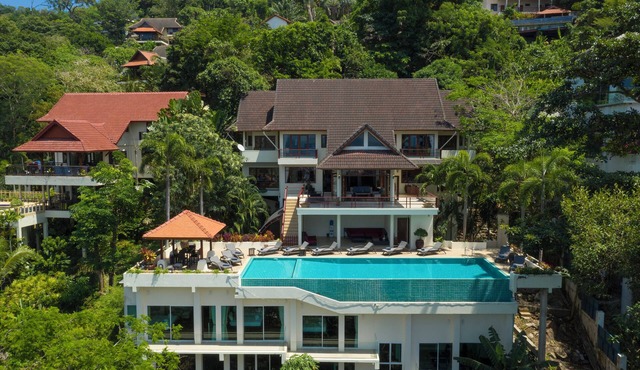 Luxury Vacation Villa in Patong Phuket Thailand Sea Views Private Pool Sauna in Tambon Patong