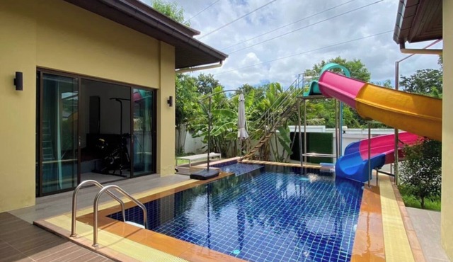Pool Villa With Ergonomic Office