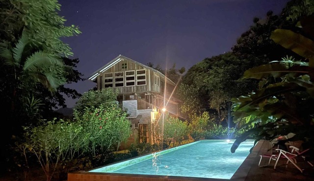 Private Wooden Pool Villa in Mae Rim for 4-6 Guests
