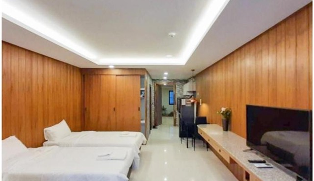 Private wooden style studio room in city area in Chiang Mai