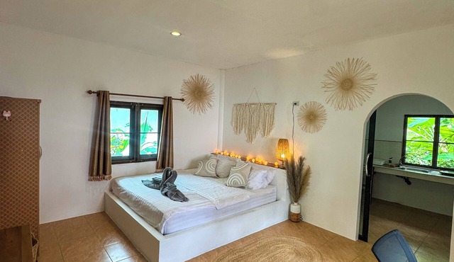 Romantic Hideaway 2mn ZenBeach Garden 4K in Koh Phangan