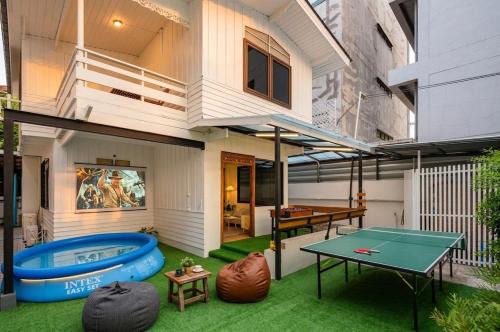 Traditional Thai House Garden Cinema Pool MRT