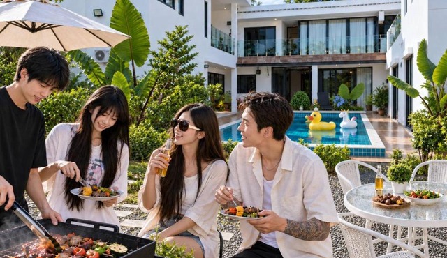 Yun prestige villa in Saraphi