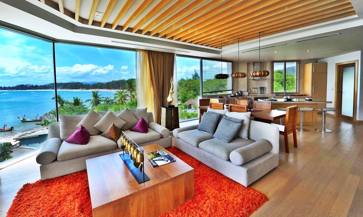 Cherngtalay Apartment | Luxurious Seafront 2 brm Penthouse with Spectacular views / unique design