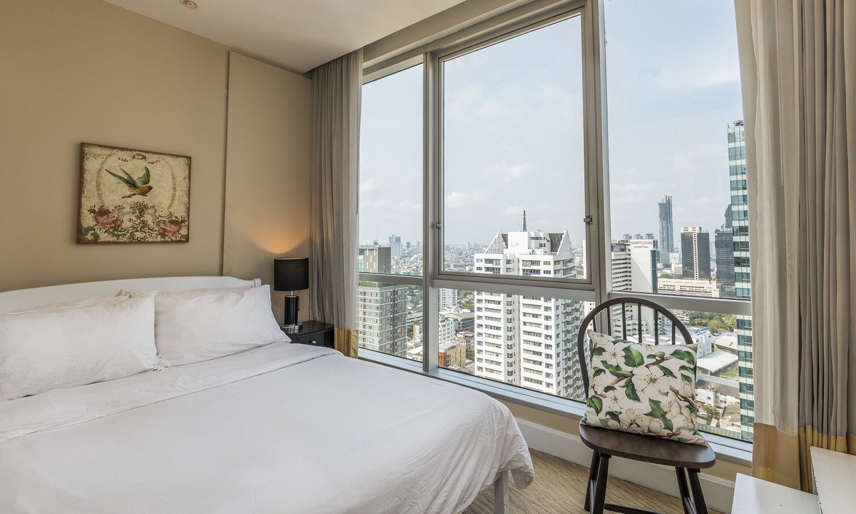 Yan Nawa Apartment | Serviced 2 Bed PANORAMIC SKY VILLAS with View, Pool and BTS