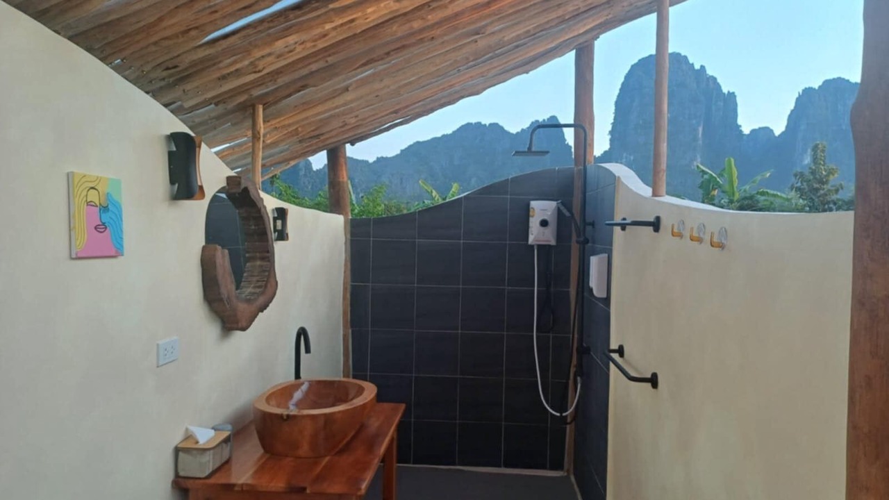 Photo of Bathroom in Vang Vieng