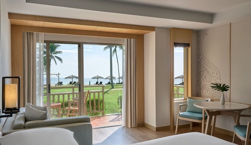 Room, 2 Double Beds, Ocean View (Larger Guest,2 Dbls,Beach acc,Terrace)