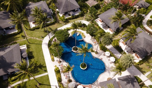 Deluxe Twin Pool View
