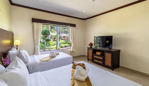 Deluxe Apartment, 2 Twin Beds, Garden View