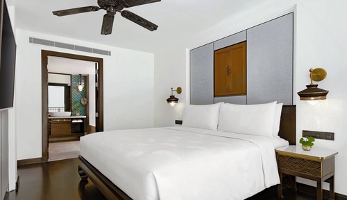 Family Suite, 1 Double Bed, Non Smoking, Pool View
