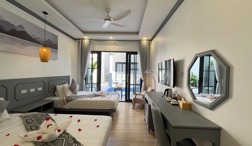 Deluxe Twin Room, 2 Bedrooms, Pool View