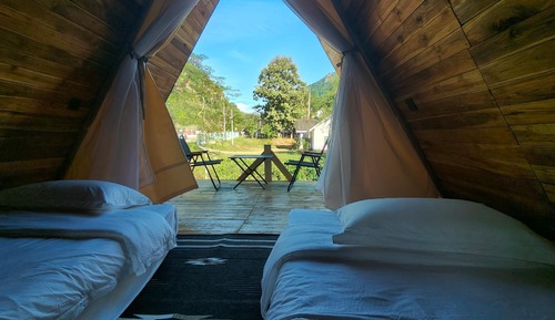 Classic Chalet, 2 Twin Beds, Terrace