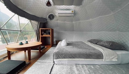 Luxury Tent, 1 Queen Bed, Balcony, River View