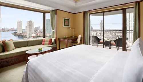 Shangri-La Wing, Premier Room, 1 King Bed, Balcony