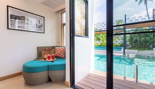 Deluxe Twin Room, Pool Access