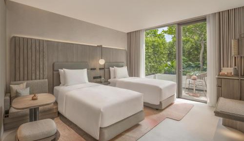 Twin Room with Courtyard