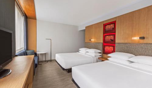 Chic Queen Room with Two Queen Beds
