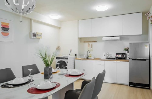 Ban Mai Apartment | Nordic Minimal 3BR Tub Near Impact Arena DMK