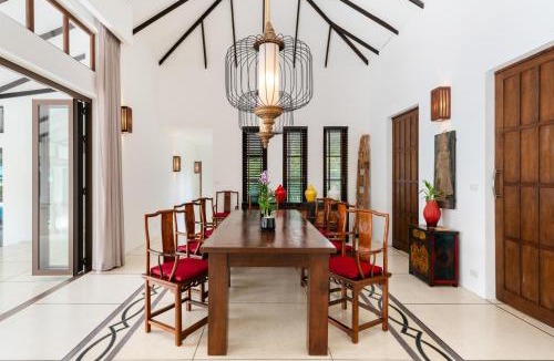 Laem Set Villa | Ban Laem Set-Beachfront-4 Bedrooms