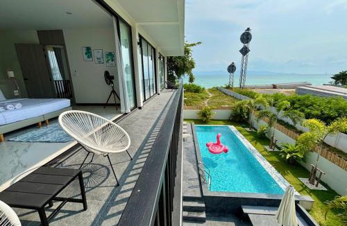 Thong Sala Villa | Luxury Beachfront Pool Villa in Koh Phangan 2BR, Direct Beach Access