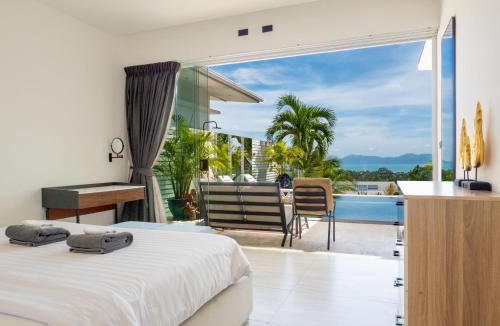 Bophut Hills Villa | Stunning 3BR Villa Malina Sea & Jungle Views