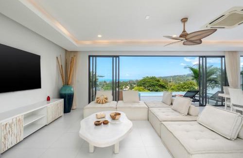 Bophut Hills Villa | Stunning X Space Villa Sea View Infinity Pool