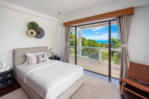 Sunset Villa A 日落海景 泳池花园3卧室 in Nathon