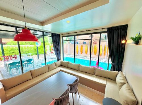 A1-Mountain View Private Pool Villa-บางแสน in Pattaya